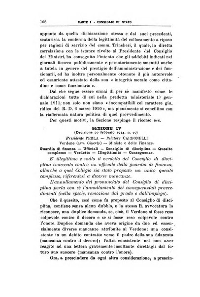 La giustizia amministrativa raccolta di decisioni e pareri del Consiglio di Stato, decisioni della Corte dei conti, sentenze della Cassazione di Roma, e decisioni delle Giunte provinciali amministrative