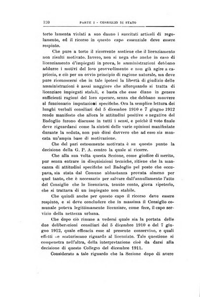 La giustizia amministrativa raccolta di decisioni e pareri del Consiglio di Stato, decisioni della Corte dei conti, sentenze della Cassazione di Roma, e decisioni delle Giunte provinciali amministrative