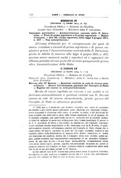 La giustizia amministrativa raccolta di decisioni e pareri del Consiglio di Stato, decisioni della Corte dei conti, sentenze della Cassazione di Roma, e decisioni delle Giunte provinciali amministrative