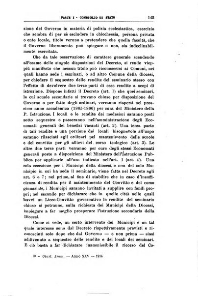 La giustizia amministrativa raccolta di decisioni e pareri del Consiglio di Stato, decisioni della Corte dei conti, sentenze della Cassazione di Roma, e decisioni delle Giunte provinciali amministrative