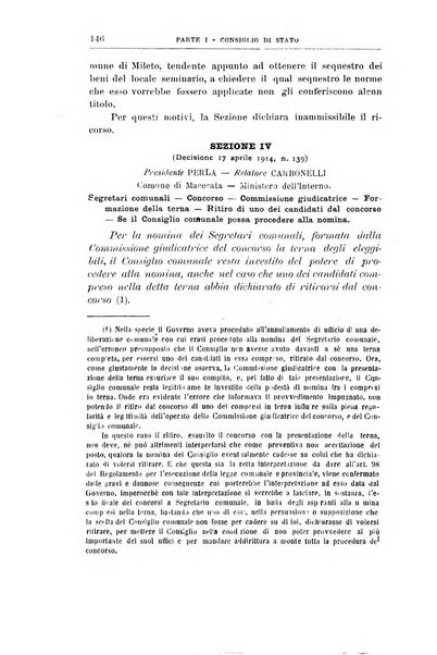 La giustizia amministrativa raccolta di decisioni e pareri del Consiglio di Stato, decisioni della Corte dei conti, sentenze della Cassazione di Roma, e decisioni delle Giunte provinciali amministrative