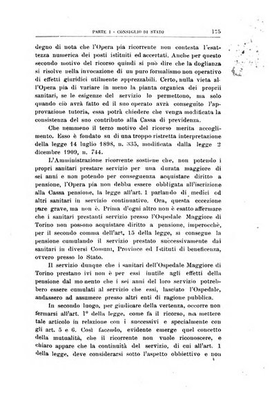 La giustizia amministrativa raccolta di decisioni e pareri del Consiglio di Stato, decisioni della Corte dei conti, sentenze della Cassazione di Roma, e decisioni delle Giunte provinciali amministrative