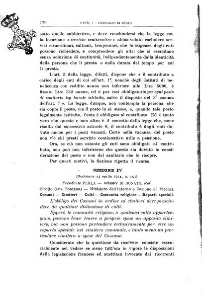 La giustizia amministrativa raccolta di decisioni e pareri del Consiglio di Stato, decisioni della Corte dei conti, sentenze della Cassazione di Roma, e decisioni delle Giunte provinciali amministrative