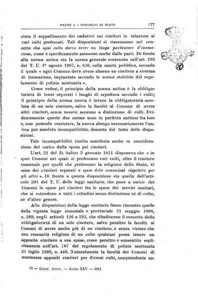 La giustizia amministrativa raccolta di decisioni e pareri del Consiglio di Stato, decisioni della Corte dei conti, sentenze della Cassazione di Roma, e decisioni delle Giunte provinciali amministrative