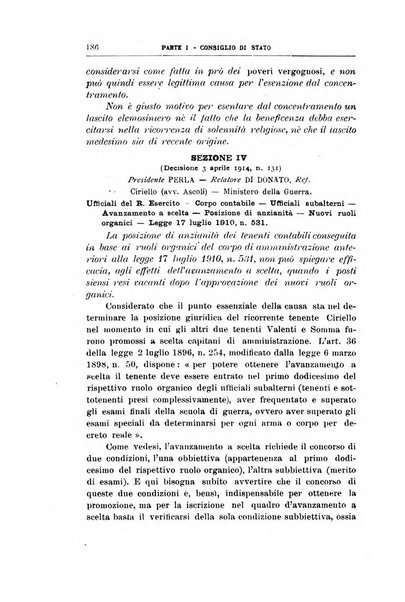 La giustizia amministrativa raccolta di decisioni e pareri del Consiglio di Stato, decisioni della Corte dei conti, sentenze della Cassazione di Roma, e decisioni delle Giunte provinciali amministrative