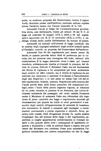 La giustizia amministrativa raccolta di decisioni e pareri del Consiglio di Stato, decisioni della Corte dei conti, sentenze della Cassazione di Roma, e decisioni delle Giunte provinciali amministrative