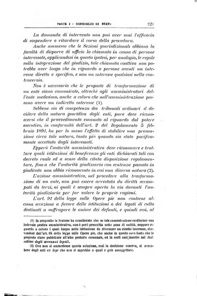 La giustizia amministrativa raccolta di decisioni e pareri del Consiglio di Stato, decisioni della Corte dei conti, sentenze della Cassazione di Roma, e decisioni delle Giunte provinciali amministrative