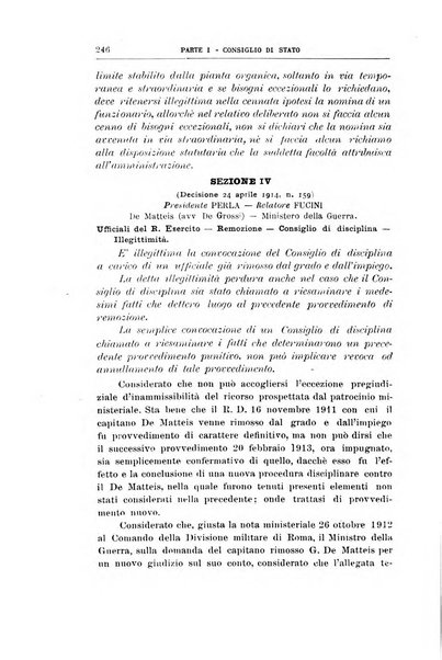 La giustizia amministrativa raccolta di decisioni e pareri del Consiglio di Stato, decisioni della Corte dei conti, sentenze della Cassazione di Roma, e decisioni delle Giunte provinciali amministrative