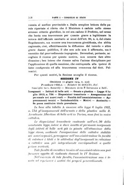 La giustizia amministrativa raccolta di decisioni e pareri del Consiglio di Stato, decisioni della Corte dei conti, sentenze della Cassazione di Roma, e decisioni delle Giunte provinciali amministrative