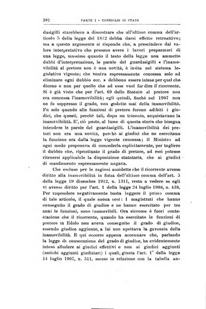 La giustizia amministrativa raccolta di decisioni e pareri del Consiglio di Stato, decisioni della Corte dei conti, sentenze della Cassazione di Roma, e decisioni delle Giunte provinciali amministrative