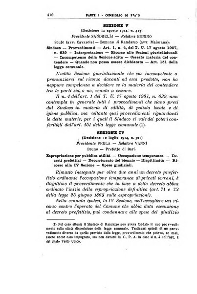 La giustizia amministrativa raccolta di decisioni e pareri del Consiglio di Stato, decisioni della Corte dei conti, sentenze della Cassazione di Roma, e decisioni delle Giunte provinciali amministrative