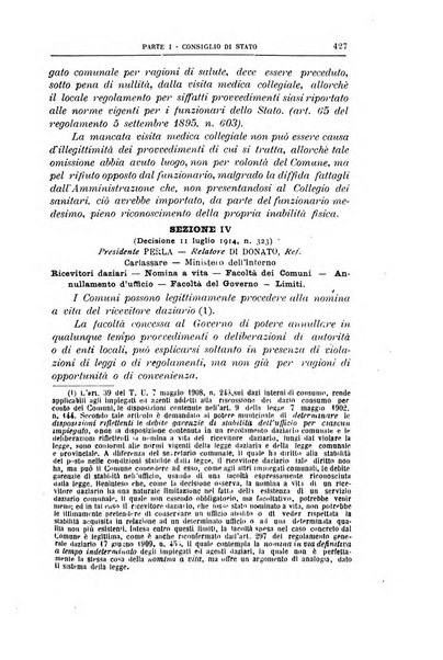 La giustizia amministrativa raccolta di decisioni e pareri del Consiglio di Stato, decisioni della Corte dei conti, sentenze della Cassazione di Roma, e decisioni delle Giunte provinciali amministrative