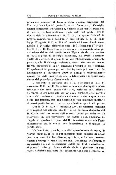 La giustizia amministrativa raccolta di decisioni e pareri del Consiglio di Stato, decisioni della Corte dei conti, sentenze della Cassazione di Roma, e decisioni delle Giunte provinciali amministrative