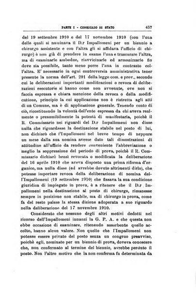 La giustizia amministrativa raccolta di decisioni e pareri del Consiglio di Stato, decisioni della Corte dei conti, sentenze della Cassazione di Roma, e decisioni delle Giunte provinciali amministrative