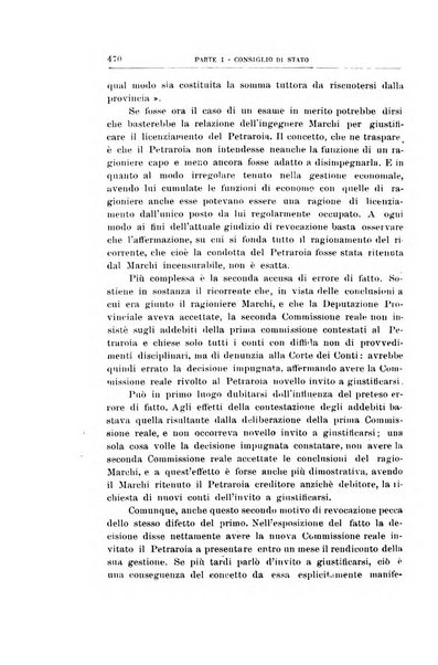 La giustizia amministrativa raccolta di decisioni e pareri del Consiglio di Stato, decisioni della Corte dei conti, sentenze della Cassazione di Roma, e decisioni delle Giunte provinciali amministrative