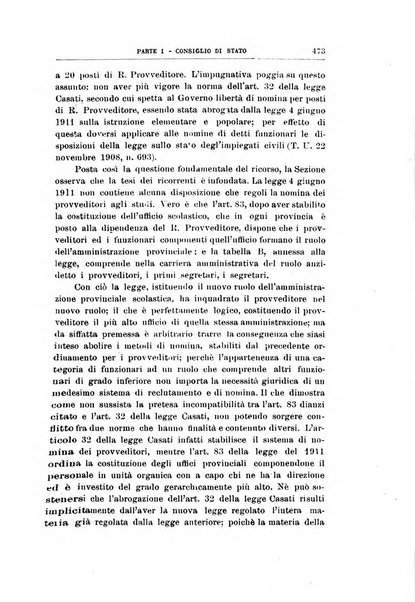 La giustizia amministrativa raccolta di decisioni e pareri del Consiglio di Stato, decisioni della Corte dei conti, sentenze della Cassazione di Roma, e decisioni delle Giunte provinciali amministrative