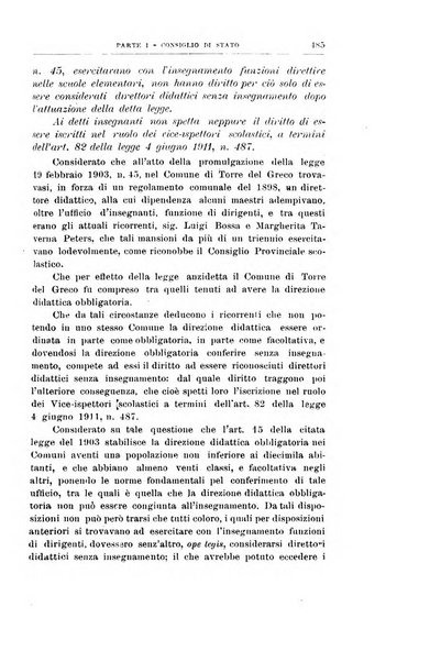 La giustizia amministrativa raccolta di decisioni e pareri del Consiglio di Stato, decisioni della Corte dei conti, sentenze della Cassazione di Roma, e decisioni delle Giunte provinciali amministrative