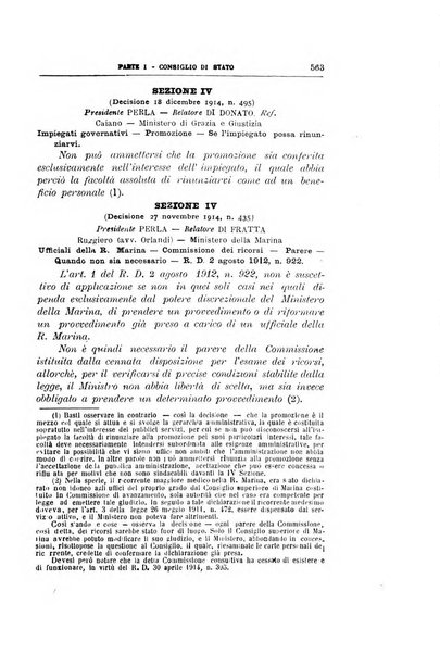 La giustizia amministrativa raccolta di decisioni e pareri del Consiglio di Stato, decisioni della Corte dei conti, sentenze della Cassazione di Roma, e decisioni delle Giunte provinciali amministrative