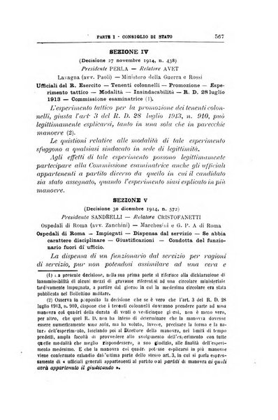 La giustizia amministrativa raccolta di decisioni e pareri del Consiglio di Stato, decisioni della Corte dei conti, sentenze della Cassazione di Roma, e decisioni delle Giunte provinciali amministrative