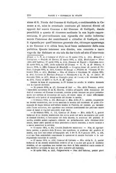 La giustizia amministrativa raccolta di decisioni e pareri del Consiglio di Stato, decisioni della Corte dei conti, sentenze della Cassazione di Roma, e decisioni delle Giunte provinciali amministrative