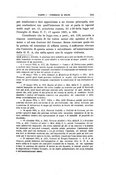 La giustizia amministrativa raccolta di decisioni e pareri del Consiglio di Stato, decisioni della Corte dei conti, sentenze della Cassazione di Roma, e decisioni delle Giunte provinciali amministrative