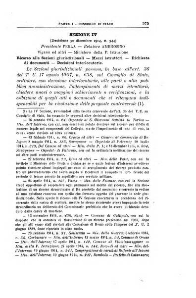 La giustizia amministrativa raccolta di decisioni e pareri del Consiglio di Stato, decisioni della Corte dei conti, sentenze della Cassazione di Roma, e decisioni delle Giunte provinciali amministrative