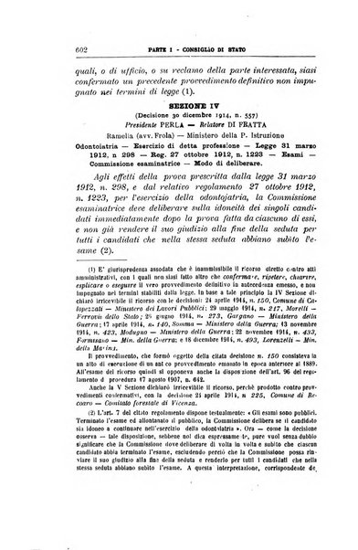 La giustizia amministrativa raccolta di decisioni e pareri del Consiglio di Stato, decisioni della Corte dei conti, sentenze della Cassazione di Roma, e decisioni delle Giunte provinciali amministrative