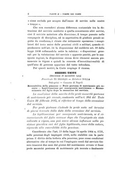 La giustizia amministrativa raccolta di decisioni e pareri del Consiglio di Stato, decisioni della Corte dei conti, sentenze della Cassazione di Roma, e decisioni delle Giunte provinciali amministrative