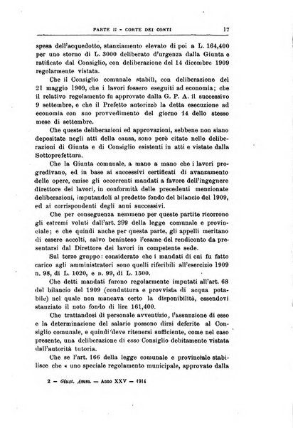 La giustizia amministrativa raccolta di decisioni e pareri del Consiglio di Stato, decisioni della Corte dei conti, sentenze della Cassazione di Roma, e decisioni delle Giunte provinciali amministrative