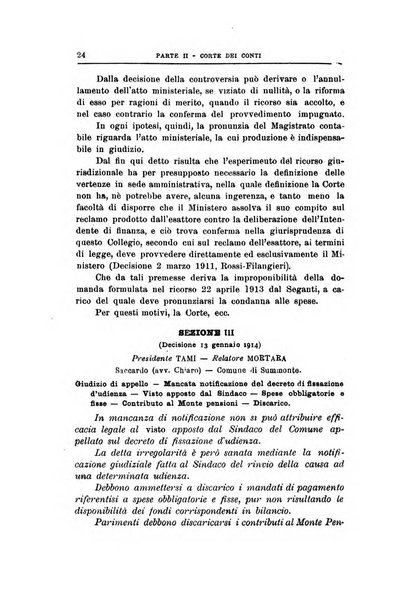 La giustizia amministrativa raccolta di decisioni e pareri del Consiglio di Stato, decisioni della Corte dei conti, sentenze della Cassazione di Roma, e decisioni delle Giunte provinciali amministrative