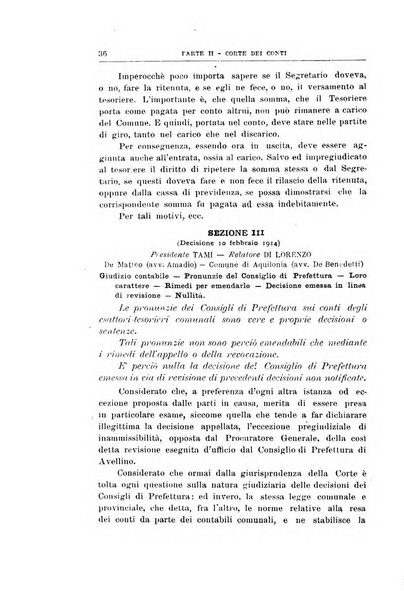 La giustizia amministrativa raccolta di decisioni e pareri del Consiglio di Stato, decisioni della Corte dei conti, sentenze della Cassazione di Roma, e decisioni delle Giunte provinciali amministrative