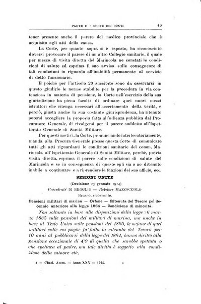 La giustizia amministrativa raccolta di decisioni e pareri del Consiglio di Stato, decisioni della Corte dei conti, sentenze della Cassazione di Roma, e decisioni delle Giunte provinciali amministrative