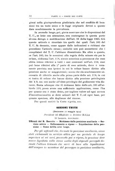 La giustizia amministrativa raccolta di decisioni e pareri del Consiglio di Stato, decisioni della Corte dei conti, sentenze della Cassazione di Roma, e decisioni delle Giunte provinciali amministrative