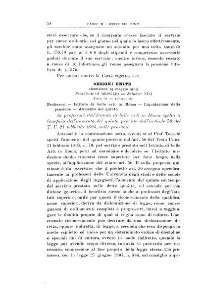 La giustizia amministrativa raccolta di decisioni e pareri del Consiglio di Stato, decisioni della Corte dei conti, sentenze della Cassazione di Roma, e decisioni delle Giunte provinciali amministrative