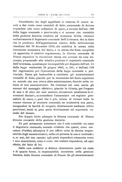 La giustizia amministrativa raccolta di decisioni e pareri del Consiglio di Stato, decisioni della Corte dei conti, sentenze della Cassazione di Roma, e decisioni delle Giunte provinciali amministrative