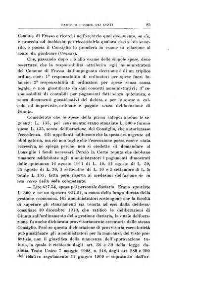 La giustizia amministrativa raccolta di decisioni e pareri del Consiglio di Stato, decisioni della Corte dei conti, sentenze della Cassazione di Roma, e decisioni delle Giunte provinciali amministrative