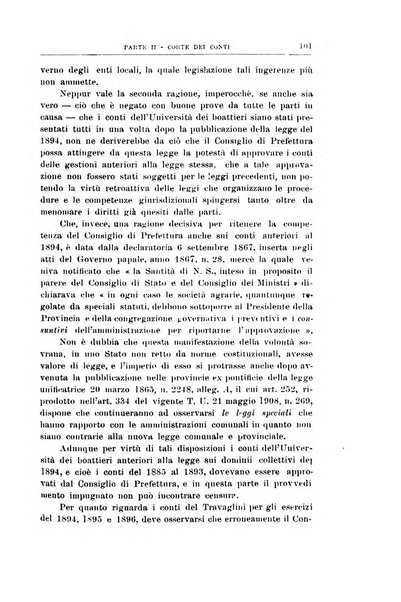 La giustizia amministrativa raccolta di decisioni e pareri del Consiglio di Stato, decisioni della Corte dei conti, sentenze della Cassazione di Roma, e decisioni delle Giunte provinciali amministrative