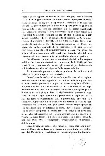 La giustizia amministrativa raccolta di decisioni e pareri del Consiglio di Stato, decisioni della Corte dei conti, sentenze della Cassazione di Roma, e decisioni delle Giunte provinciali amministrative