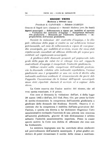 La giustizia amministrativa raccolta di decisioni e pareri del Consiglio di Stato, decisioni della Corte dei conti, sentenze della Cassazione di Roma, e decisioni delle Giunte provinciali amministrative