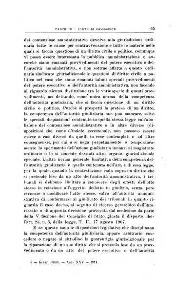 La giustizia amministrativa raccolta di decisioni e pareri del Consiglio di Stato, decisioni della Corte dei conti, sentenze della Cassazione di Roma, e decisioni delle Giunte provinciali amministrative