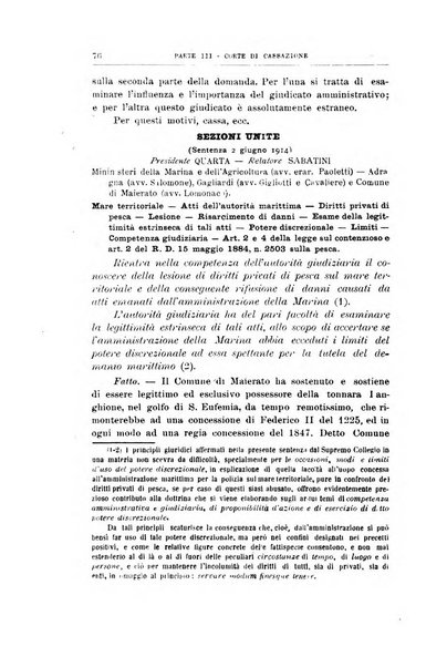 La giustizia amministrativa raccolta di decisioni e pareri del Consiglio di Stato, decisioni della Corte dei conti, sentenze della Cassazione di Roma, e decisioni delle Giunte provinciali amministrative