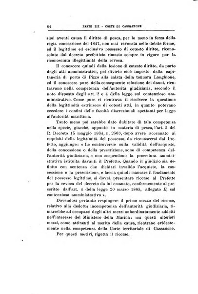 La giustizia amministrativa raccolta di decisioni e pareri del Consiglio di Stato, decisioni della Corte dei conti, sentenze della Cassazione di Roma, e decisioni delle Giunte provinciali amministrative