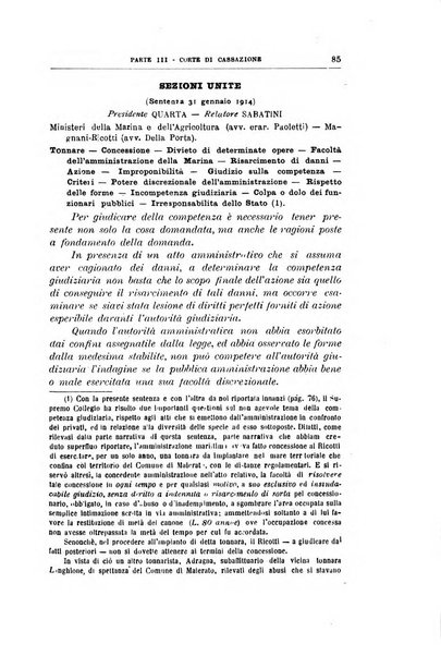 La giustizia amministrativa raccolta di decisioni e pareri del Consiglio di Stato, decisioni della Corte dei conti, sentenze della Cassazione di Roma, e decisioni delle Giunte provinciali amministrative