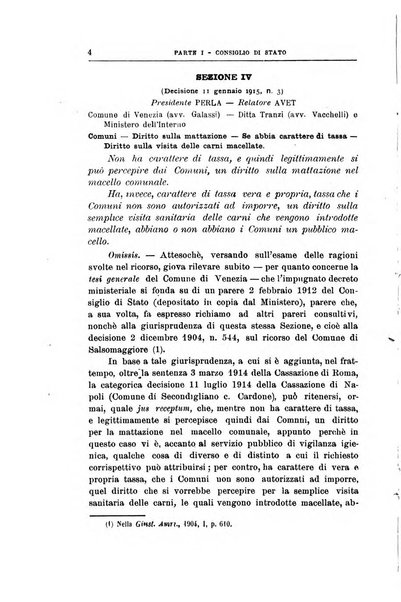 La giustizia amministrativa raccolta di decisioni e pareri del Consiglio di Stato, decisioni della Corte dei conti, sentenze della Cassazione di Roma, e decisioni delle Giunte provinciali amministrative