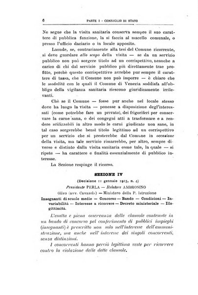 La giustizia amministrativa raccolta di decisioni e pareri del Consiglio di Stato, decisioni della Corte dei conti, sentenze della Cassazione di Roma, e decisioni delle Giunte provinciali amministrative