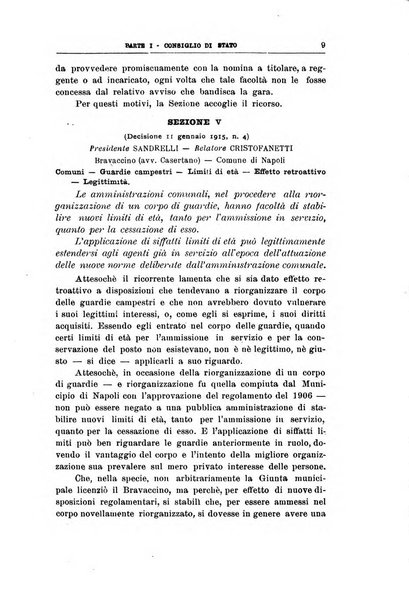 La giustizia amministrativa raccolta di decisioni e pareri del Consiglio di Stato, decisioni della Corte dei conti, sentenze della Cassazione di Roma, e decisioni delle Giunte provinciali amministrative