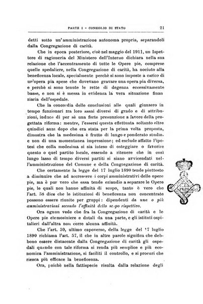 La giustizia amministrativa raccolta di decisioni e pareri del Consiglio di Stato, decisioni della Corte dei conti, sentenze della Cassazione di Roma, e decisioni delle Giunte provinciali amministrative