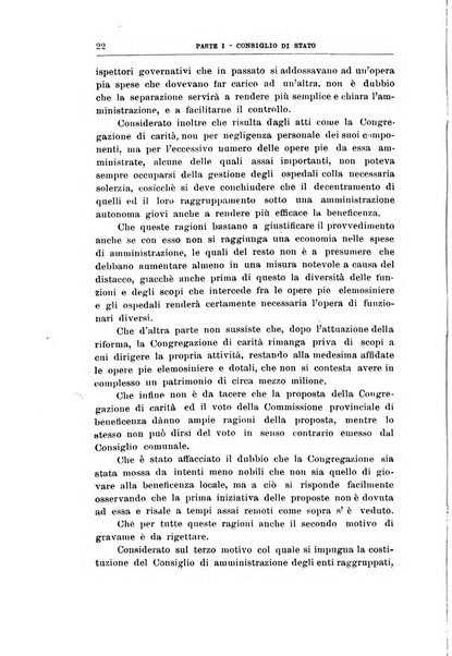 La giustizia amministrativa raccolta di decisioni e pareri del Consiglio di Stato, decisioni della Corte dei conti, sentenze della Cassazione di Roma, e decisioni delle Giunte provinciali amministrative