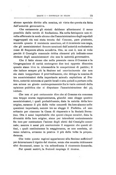 La giustizia amministrativa raccolta di decisioni e pareri del Consiglio di Stato, decisioni della Corte dei conti, sentenze della Cassazione di Roma, e decisioni delle Giunte provinciali amministrative