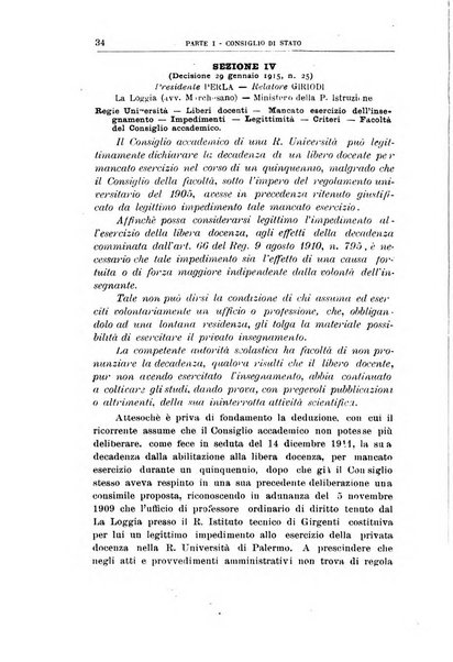 La giustizia amministrativa raccolta di decisioni e pareri del Consiglio di Stato, decisioni della Corte dei conti, sentenze della Cassazione di Roma, e decisioni delle Giunte provinciali amministrative